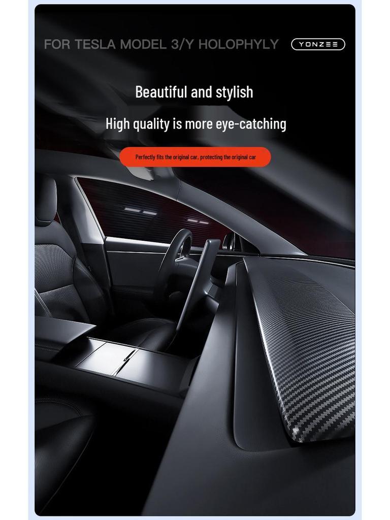 Tesa Model 3/Y Updated Dashboard Decorative Strip Protector