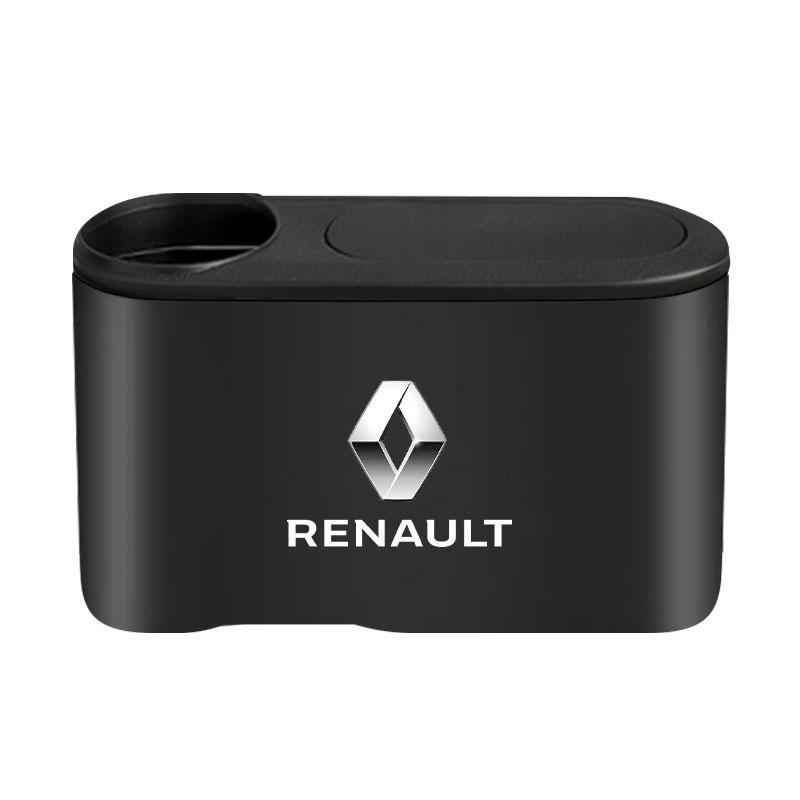 

Эмблема на автомобиль Мусорное ведро Контейнер для мусора Хранение Автоаксессуары Для Renault Dacia Megane 2 3 Duster Logan Clio 4 Laguna Sandero Scenic Renault