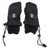 Ski Mittens Rain Proof Windproof Snowboarding Mittens with EVA Shock Absorbing Pads Insulated 5 Fing