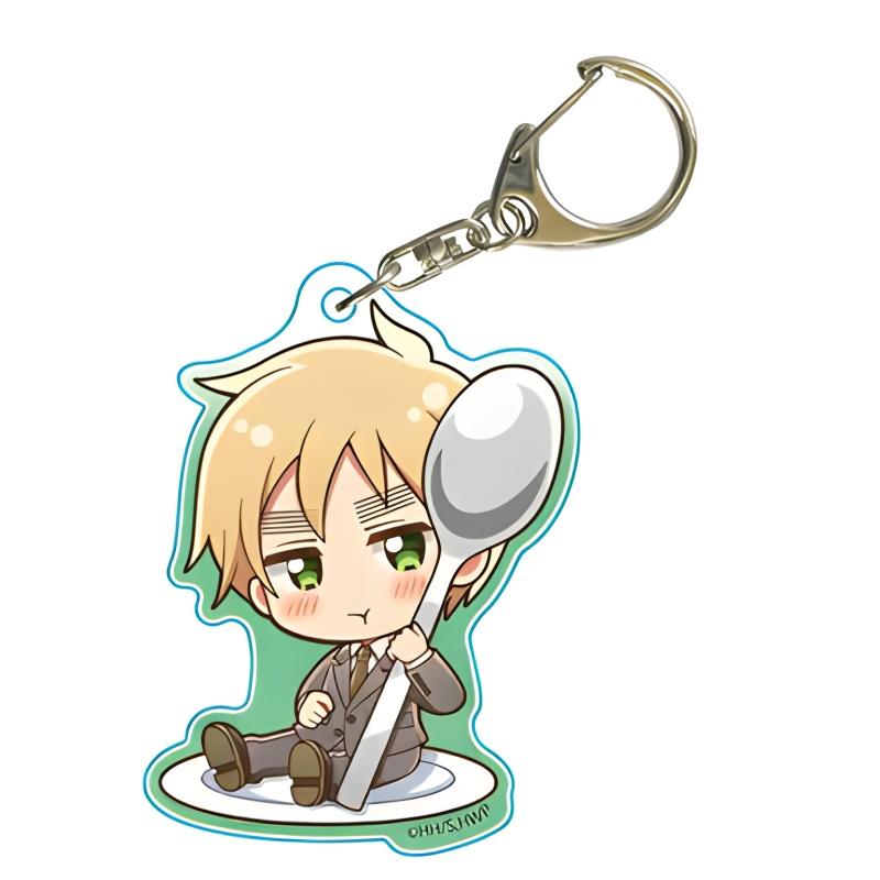 

Factory outlet store Acrylic keychain pendant For umbrella jewelry Car 6cm Anime Peripheral Store: Hetalia WorldStars 6 cm