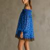 Women's Off-Shoulder Polka Dot Chiffon Puff Sleeve Dress