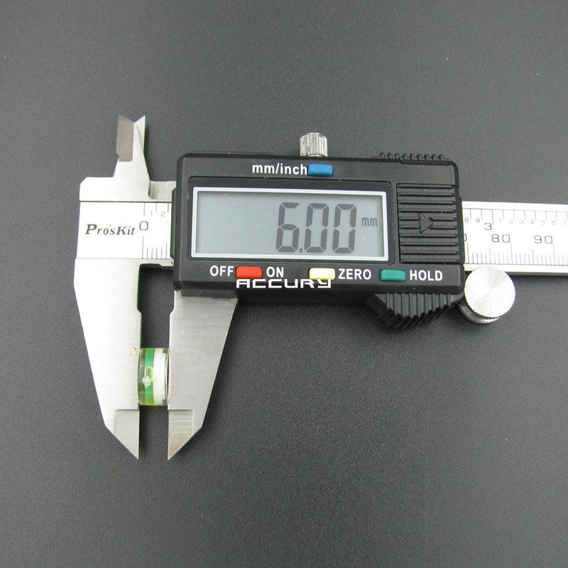 Básculas Electrónicas de Alta Precisión Nivel de Burbuja de Cuentas Mini Herramientas de Nivel de Burbuja Instrumento Horizontal Diámetro 12-20mm