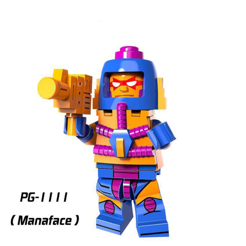 Bausteine ​​Minifigur Spielzeug He-man Masters Series Whipcash Manaface Zusammengebautes Kinderspielzeug