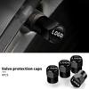 Car Metal Tire Valve Caps Knurled Core Cap Accessories Tire Dust Cap For Benz A B C E S Class W201 W210  W203 C180 C300 W177 AA8
