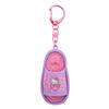 Sanrio Hello Kitty Mini Sandal Keychain, Leopard Print, Pink