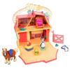 Official Disney Store Belle Cottage Micro Micro Toy Belle and Philip Micro Portable Travel Toy Playset with Travel Toy with Surprise Playset, Set,