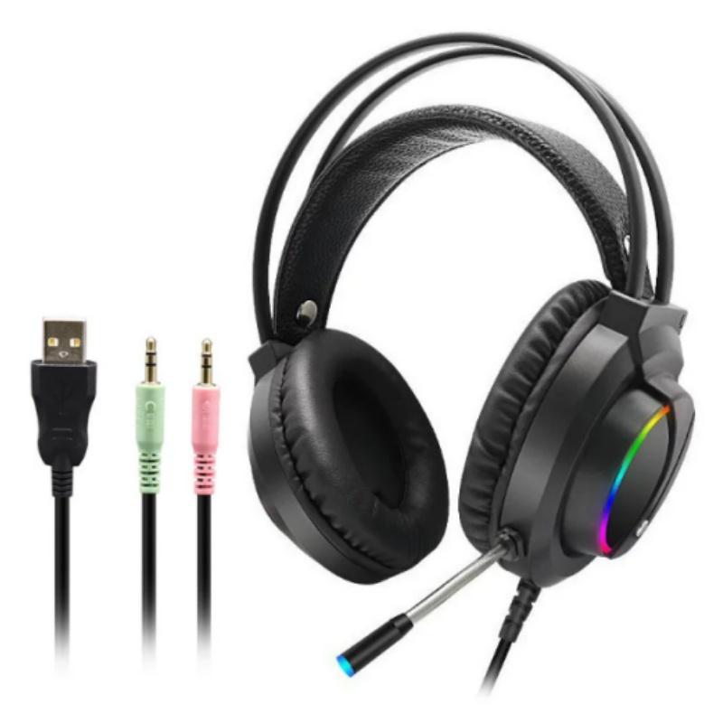 Xiaomi K1 RGB Over-Ear Gaming Headset Single USB 7.1/3.5 Interface for Desktop Computer Ideal for PUBG And Internet Cafes