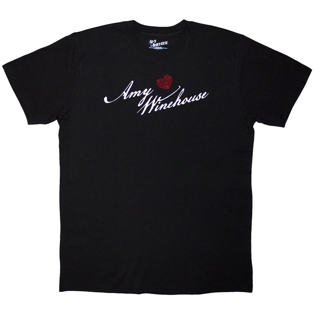 Amy Winehouse Back To Black Official T-Shirt Mens
