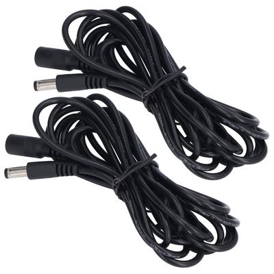 2 Pezzi Cavo di Prolunga LED Solare Cavo di Alimentazione di Monitoraggio Connessione 5.5x2.1mm DC12V 24V