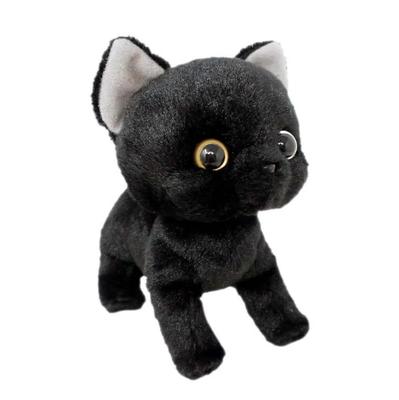 Naito Design Institute "Together Is Good" New Plush Toy Black Cat Height Approx. 18cm