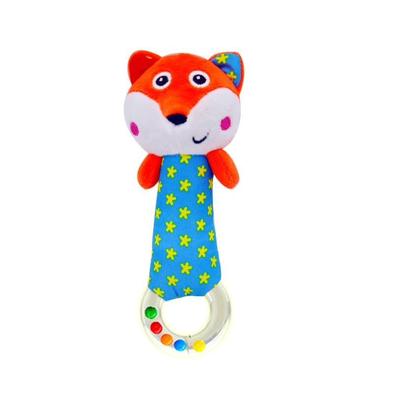 Babyfans Baby Toy Newborn 0-3 Years Old Hand Rattle, Baby Educational Animal Plush Doll