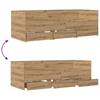 Daybed with Drawers Craft Oak Engineered Wood
