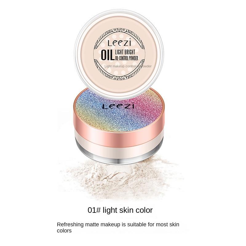 

Leezi Starry Sky Setting Powder Рассыпчатая пудра Легкий консилер Не снимает макияж Скрытые поры Рассыпчатая пудра 01