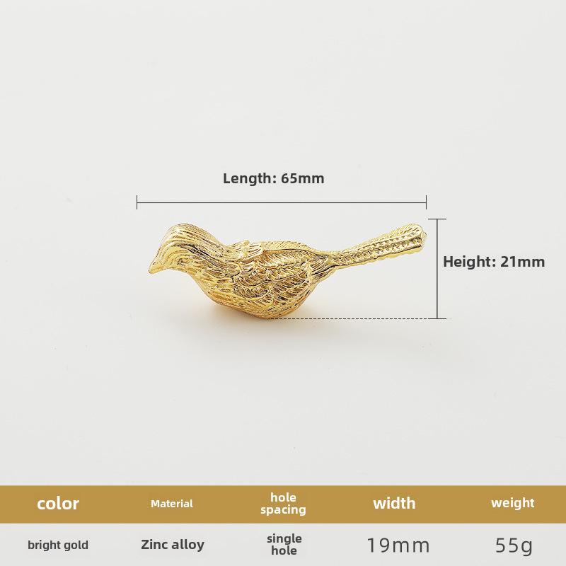 

Custom Dragonfly Cabinet Handle - Nordic Luxury, Modern Gold Finish