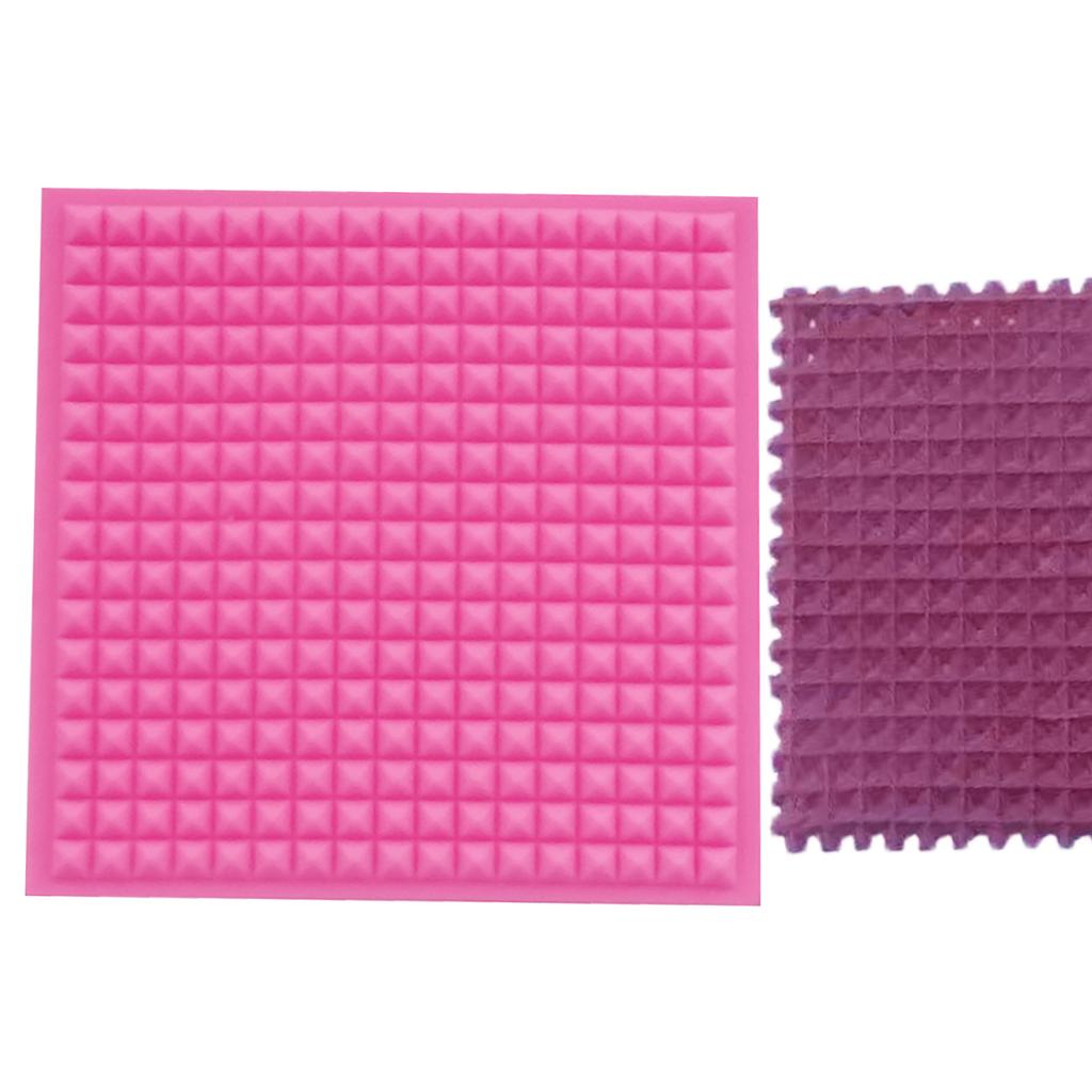 Quadratische Matte Fondant Wandfliesen Formen Spitze Silikon Süßigkeiten Kuchen Rand Dekoration Schokolade Zebra Form