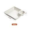 Eco-Friendly Wheat Straw Plate Set for Home and Hotel Use - Ideal for Fruit, Vegetables, Dumplings, and Salads with a Classic Nordic Design