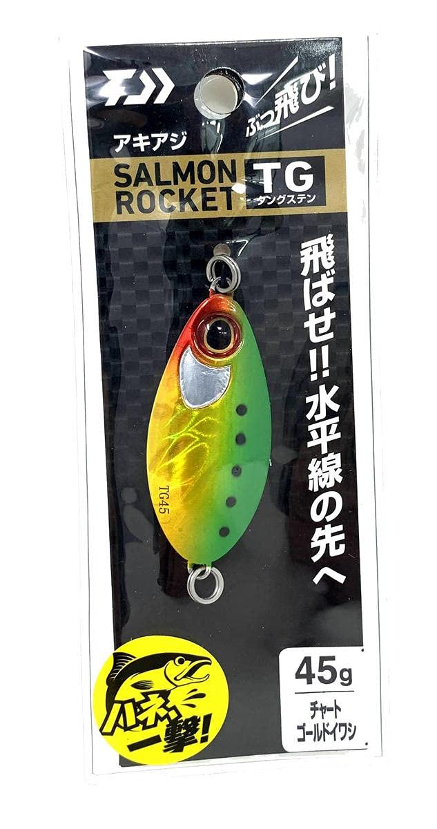 

Daiwa Spoon Aki Aji Salmon Rocket TG 40g Chart Gold Sardine