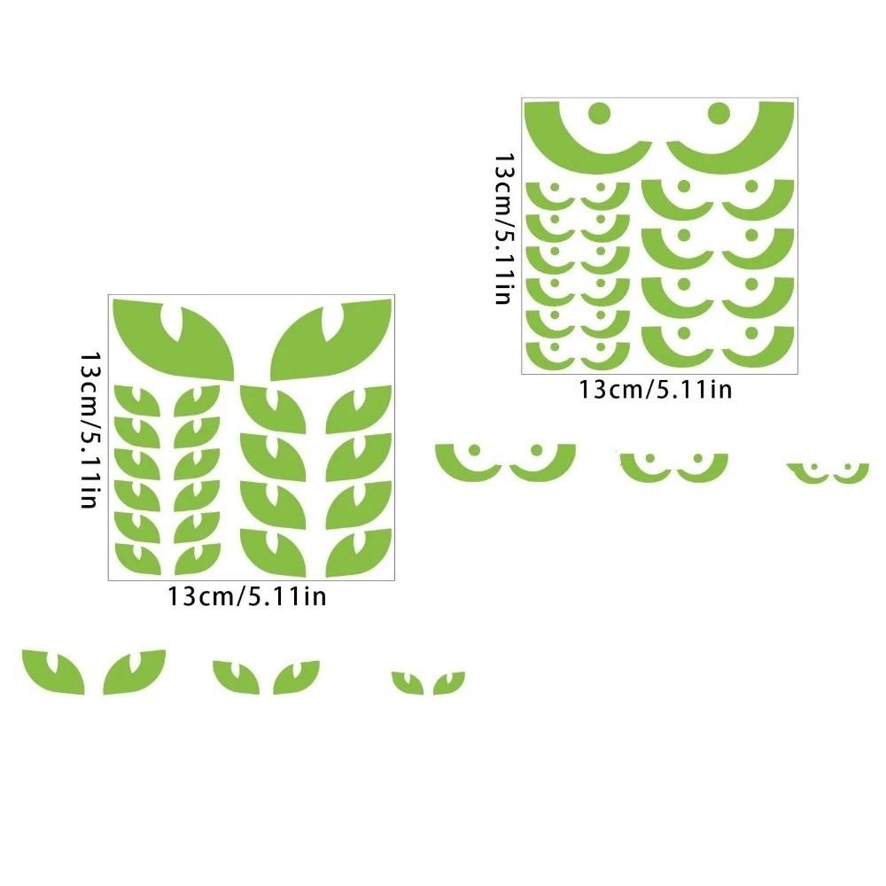 Self Adhesive Peeking Eyes Decals Non-Damaging Wall Decals Glow In The Dark Stickers Festival