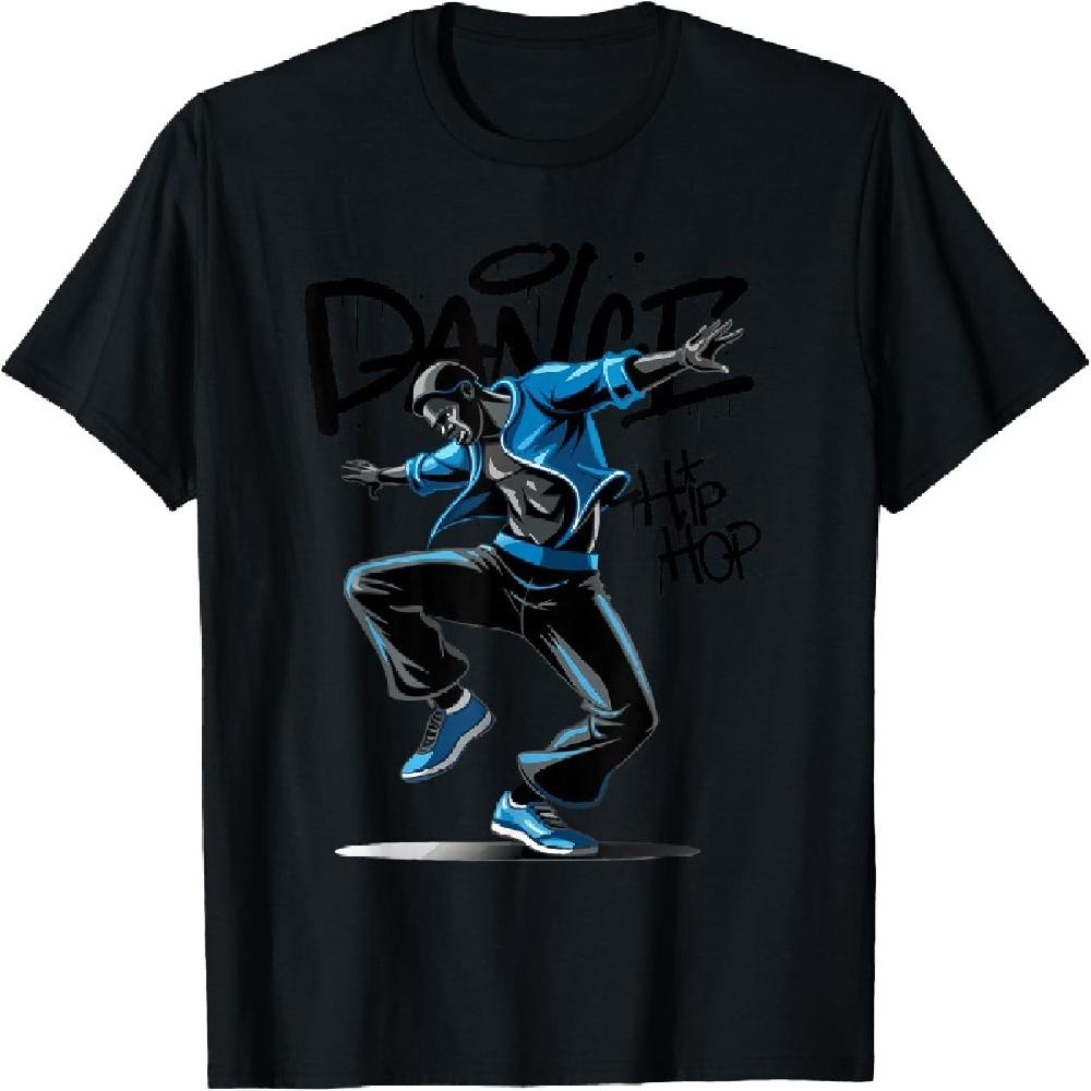 

Cool Breakdancing & Hip Hop Music Dancer Graffiti Graphic T-Shirt XXXXXL чорний
