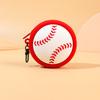 Creative Sports Series Mini Storage Bag Basketball Football Silicone Coin Purse Bag Pendant For Coin Key Storage Earphone Box