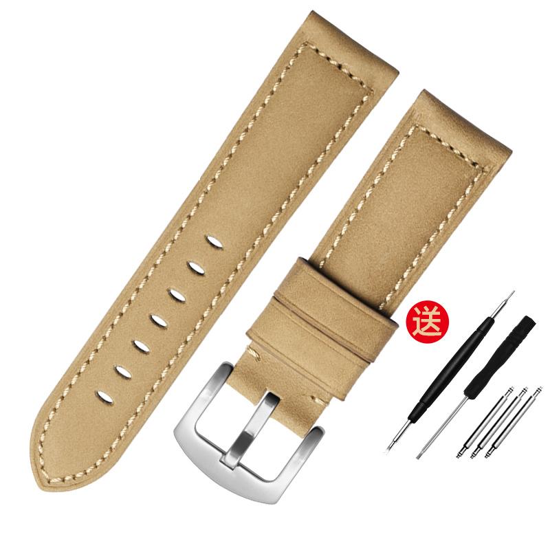 

Ремешок для часов из натуральной кожи с верхним слоем, винтажный ремешок ручной работы из натуральной кожи Crazy Horse, 19 мм, 21, 22 мм, 24 мм, 23 мм, ремешок для часов 21mm