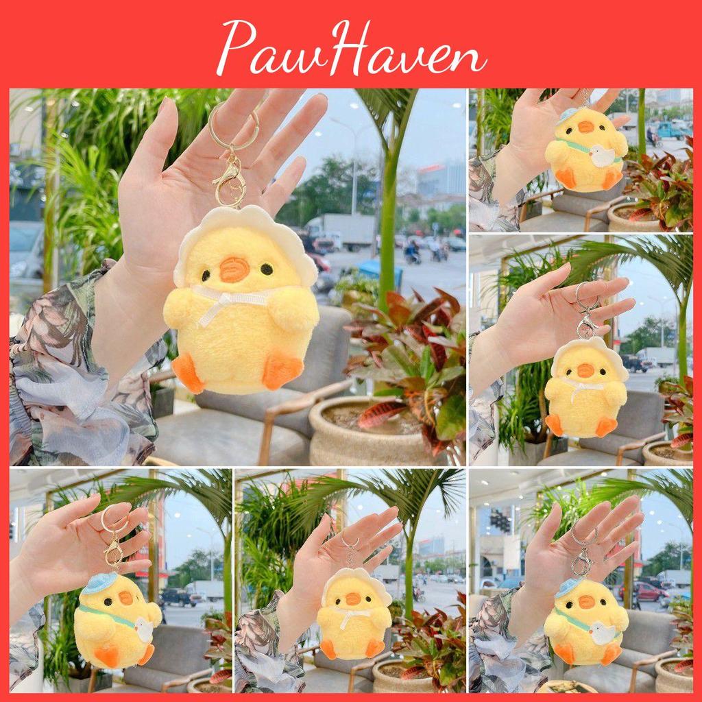 Uroczy Mały Żółty Kurczaczek Pluszowa Zabawka Lalka Wisiorek Brelok Netred Prezent Dla Dzieci