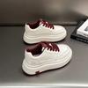 Fashion 2024 New Women's Shoes Leather Flat Shoes Spring Autumn Chunky Breathability Casual Sneakers Zapatillas Mujer