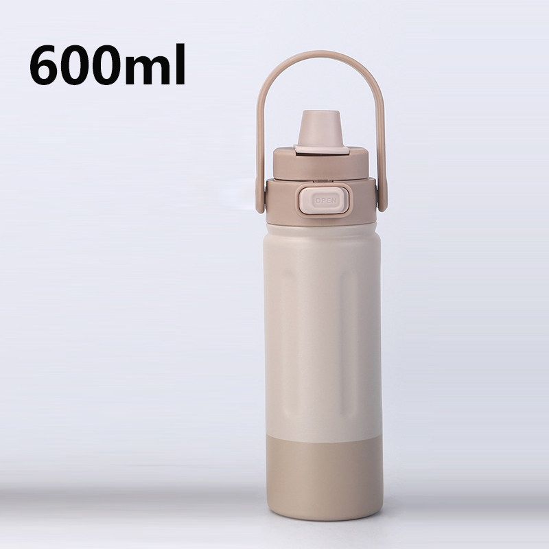 Large-Capacity Thermos Cup for Women, Good-Looking Ice Cup, Portable Car Coffee Cup, Outdoor Sports Water Bottle, Tea Cup