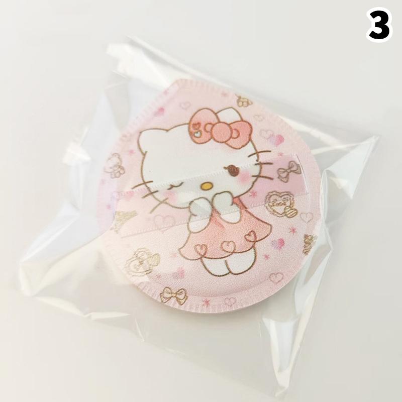 1/5Pcs Cute Kt Cat Soft Triangular Powder Puff Wet And Dry Dual-Use Concealer Makeup Cushion Sanrio Girls Beauty Makeup Tool
