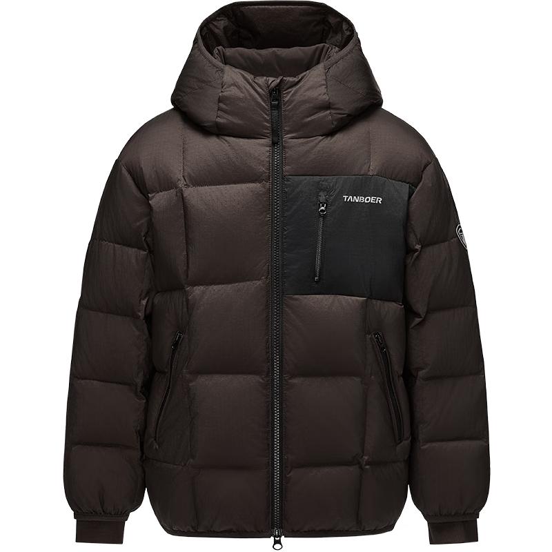 Tanboer Unisex Kids' Short Hooded Puffer Down Jacket 5360279A