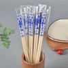 Festive Disposable Chopsticks with Blue Porcelain Print