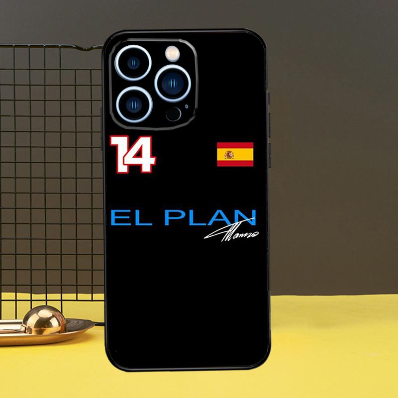 Fernando Alonso Racing Phone Case For iPhone 13 12 14 11 16 15 Pro Max Plus Mini 7 8 X XR XS Max Cover