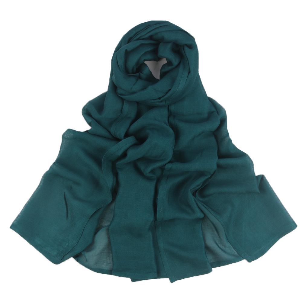Breathable Rayon Wide-Brim Shawl & Scarf