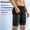 Li-Ning Herren 2-in-1 Schnelltrocknende Laufshorts