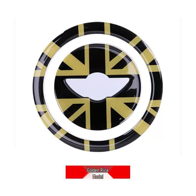 BMW MINI Cooper Interior Steering Wheel Logo Customization Sticker
