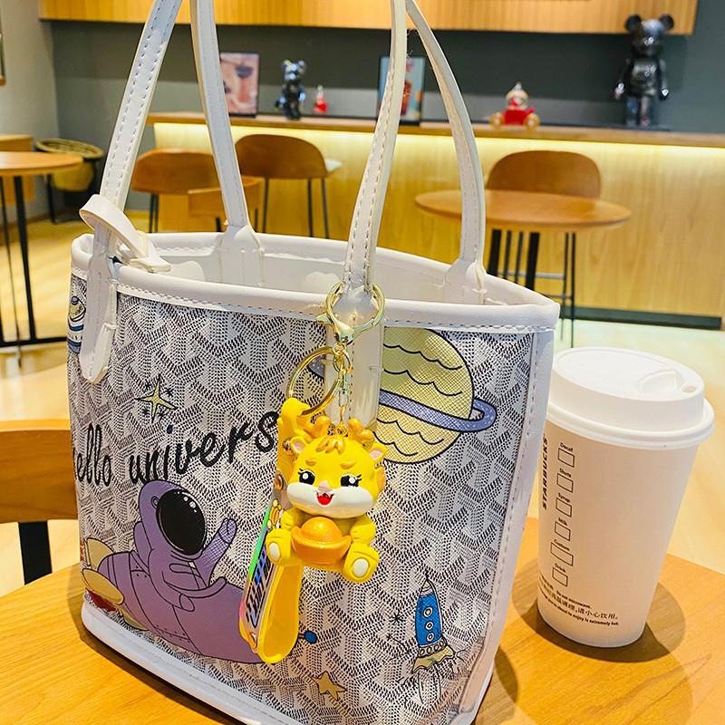 Dragon Yuanbao Cute Keychain Ideal For Couples Students And Thoughtful Gifting