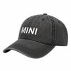 DAD MOM MINI Printed Dad Mama Mini Love Caps Washed Cotton Adjustable Embroidery Baseball Cap Outdoor Sunscreen Hats
