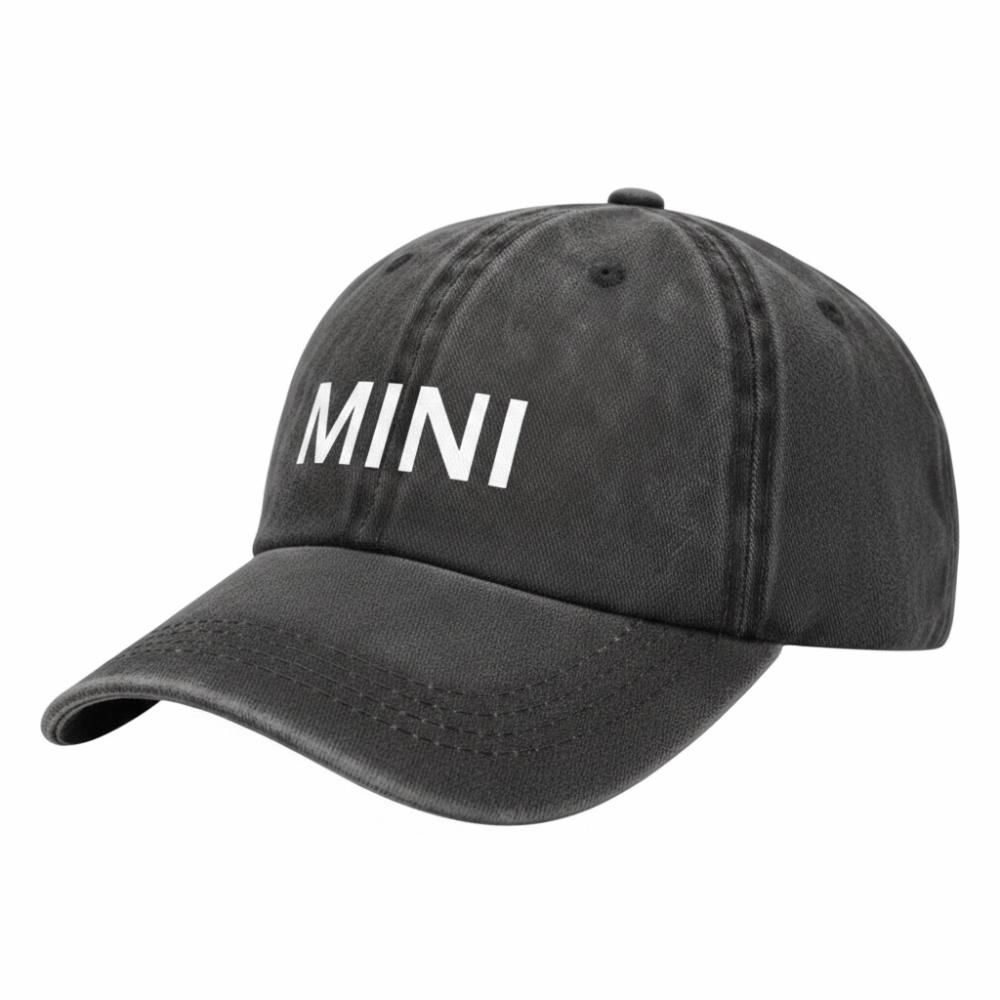 DAD MOM MINI Printed Dad Mama Mini Love Caps Washed Cotton Adjustable Embroidery Baseball Cap Outdoor Sunscreen Hats