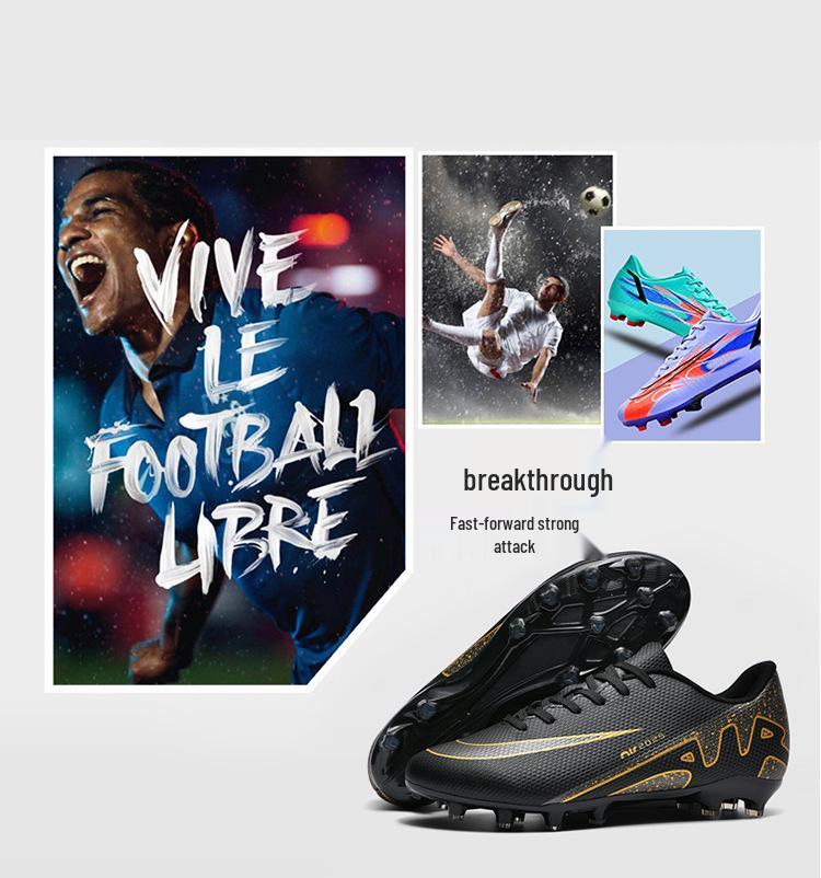 Футбольні бутси Ronaldo AG TF для дорослих та молоді: Чоловічі та жіночі професійні довгі шипи для тренувань