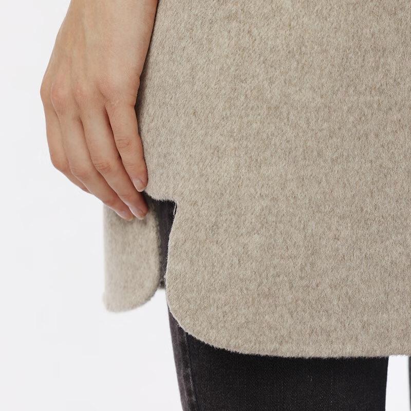 G·TENNA SMR1822 Women's 100% Wool Lapel Coat