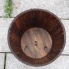 Miling Carbonized Wooden Planter Pot