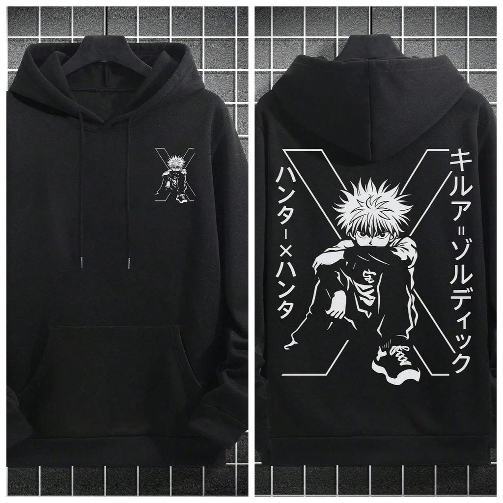 Vintage Retro Apanese and Anime Character Graphic Hoodie Sweatshirt Casual Pullover for Autumn/Winter Outdoor Sport Unseix Top