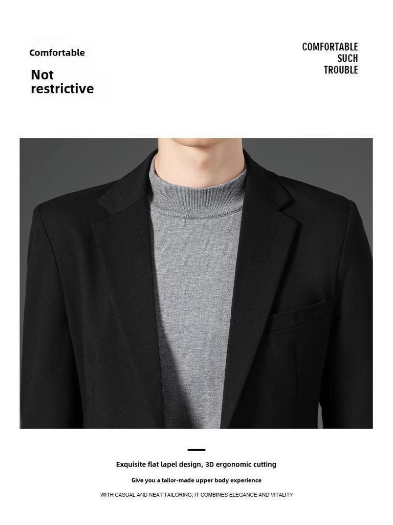 Romon Men's Two-Piece Blazer Jacket Suit: Business, Formal, Casual, Wedding Attire 2025.