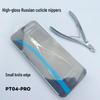 Professional Russian-Style Cuticle Nippers, Stainless Steel with Full Mirror Polish Handle for Easy Trimming of Dead Skin