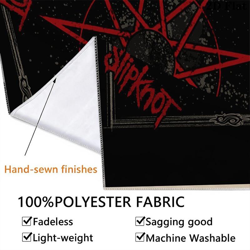 Dark Metal Tapestry Slipknot'S Mystic Design Tapestry Background Cloth Wallmounted Wall Covering Decoration Home Decor Wall Decoration
