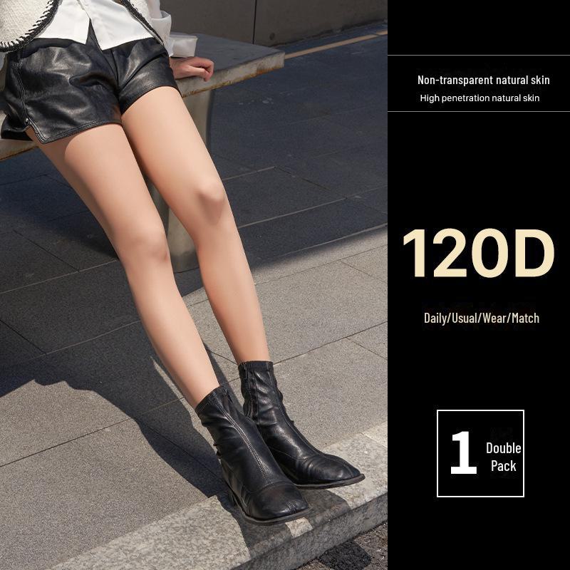 Ultra-Thin Black Silk Stockings: High-Transparency, Anti-Hook, Bare Leg Effect Pantyhose for Women - Perfect for Spring and Autumn