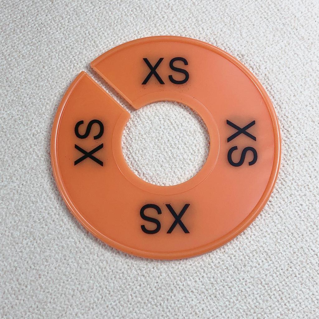 Colorful Round Divider Rings in Sizes XXS-XXXL, Customizable Printing Available