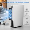 Ventola di Raffreddamento PS5 con Luce LED, Sistema di Raffreddamento Silenzioso ed Efficiente per PS5 Cooler, 3 Velocità della Ventola, Compatibile con Edizione Digitale e con Disco PS5