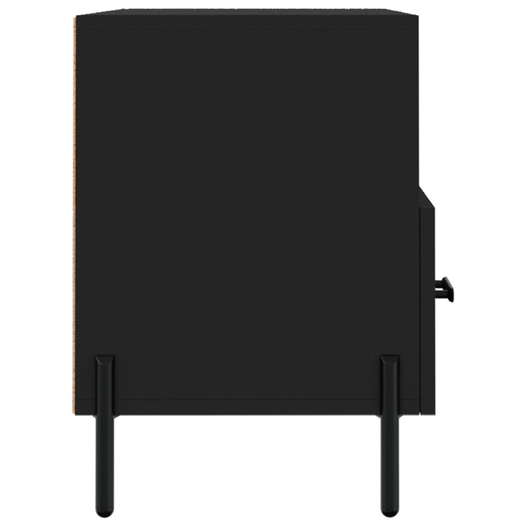 TV Cabinet Black 80 x 36 x 50 cm Particleboard