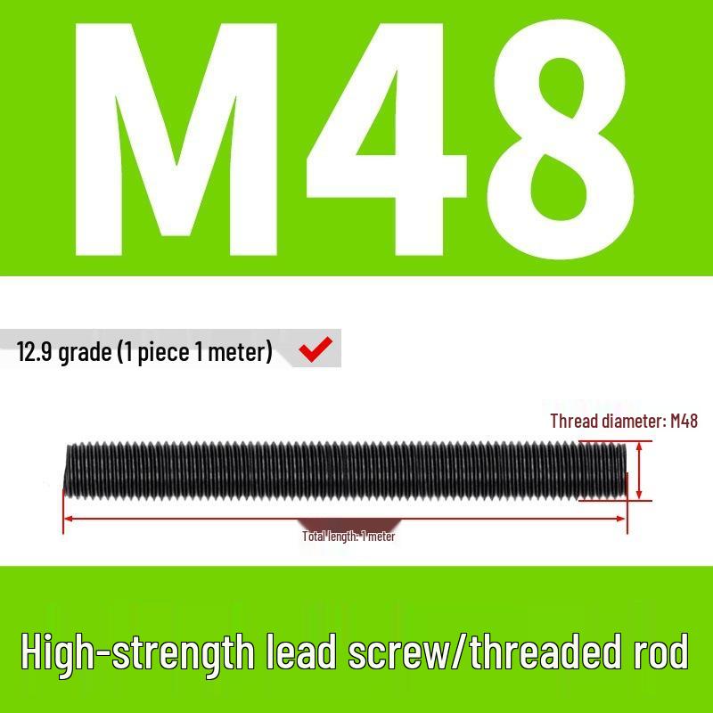High-Strength Full Thread Screws and Rods: 8.8, 10.9, 12.9 Grade